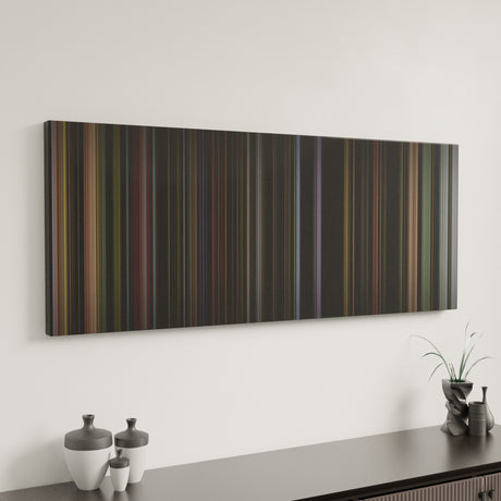 American Graffiti canvas art in modern interior - movie color palette