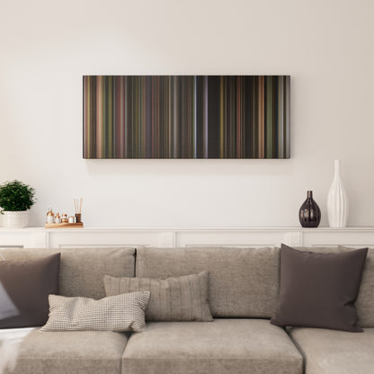 Living room interior with American Graffiti Frome on the wall