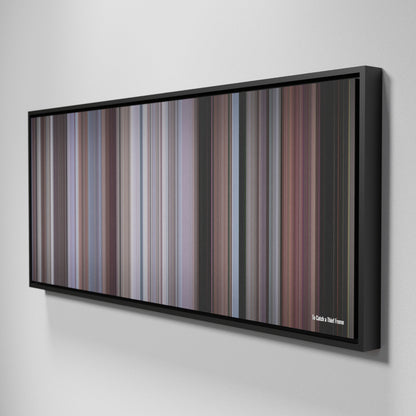 Side view of Framed Buff's of To Catch a Thief Frome on the wall