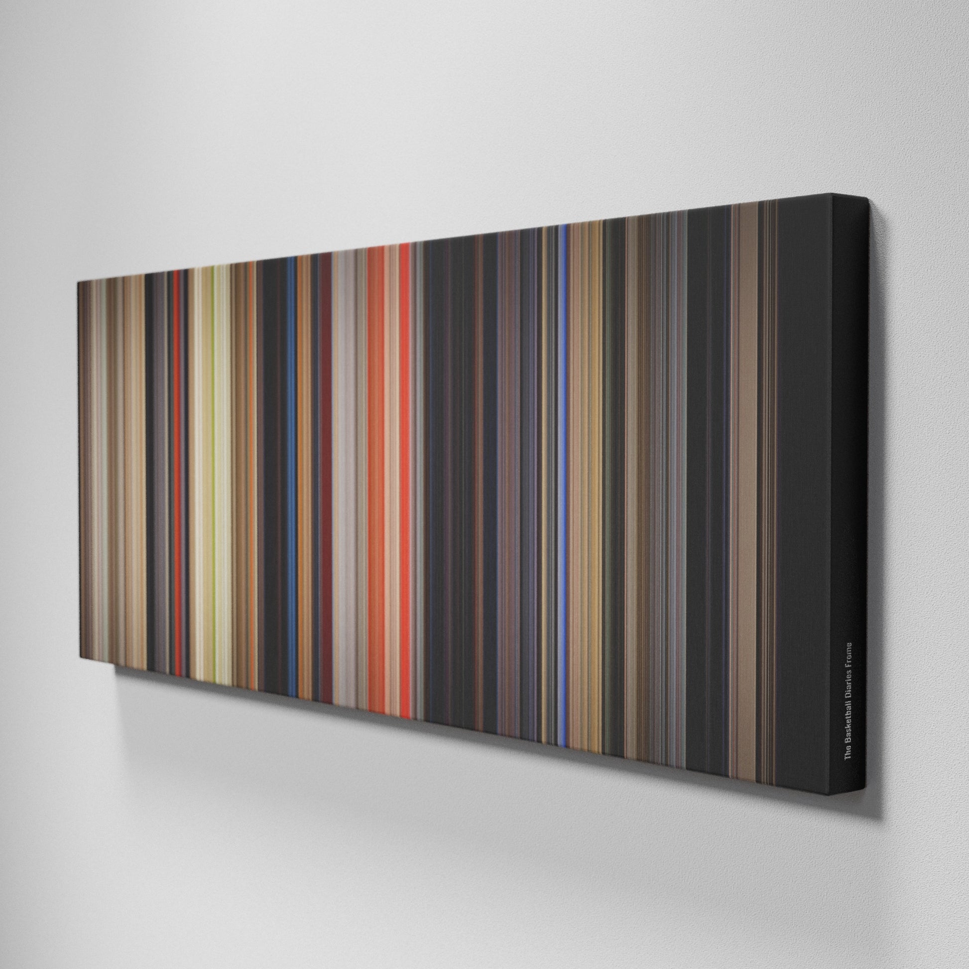 Side view of Buff's of The Basketball Diaries Frome on the wall