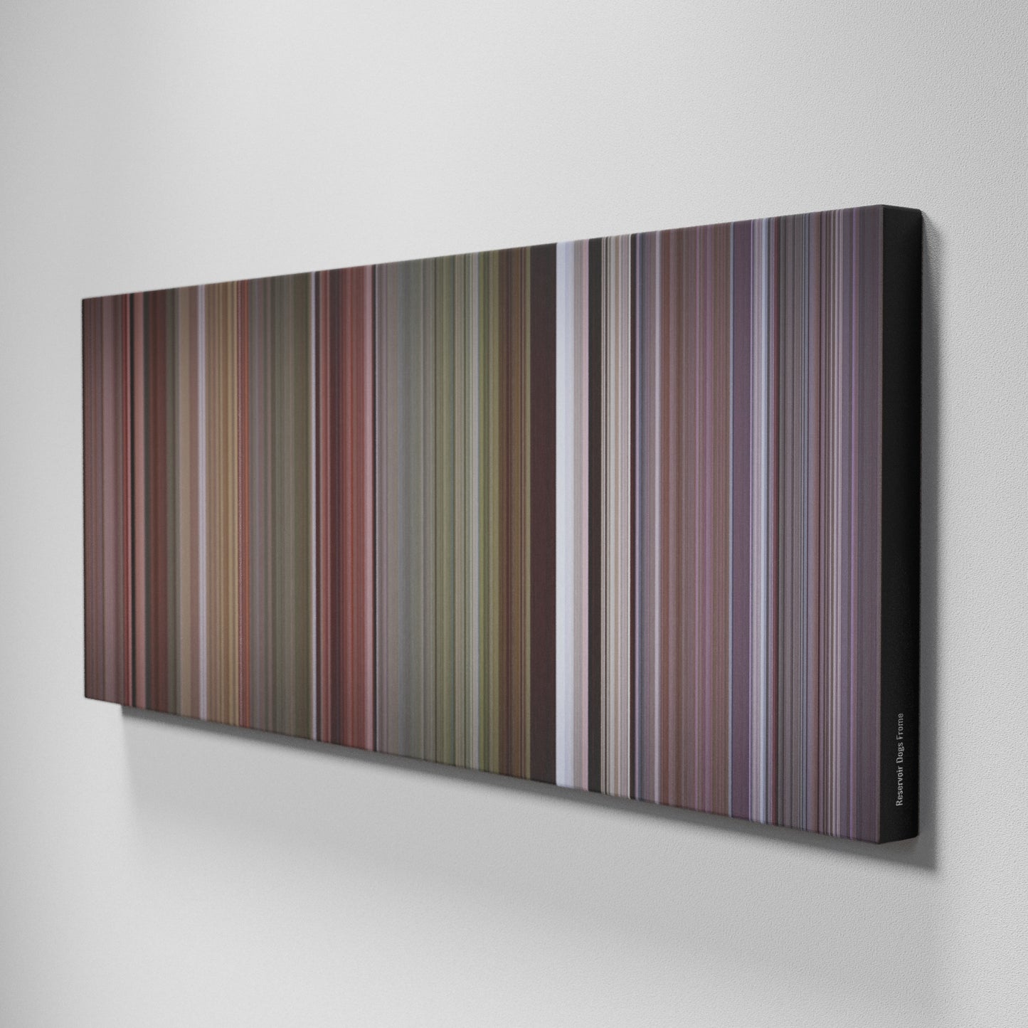 Side view of Buff's of Reservoir Dogs Frome on the wall