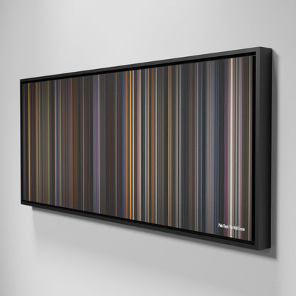 Side view of Framed Buff's of Pink Floyd: The Wall Frome on the wall