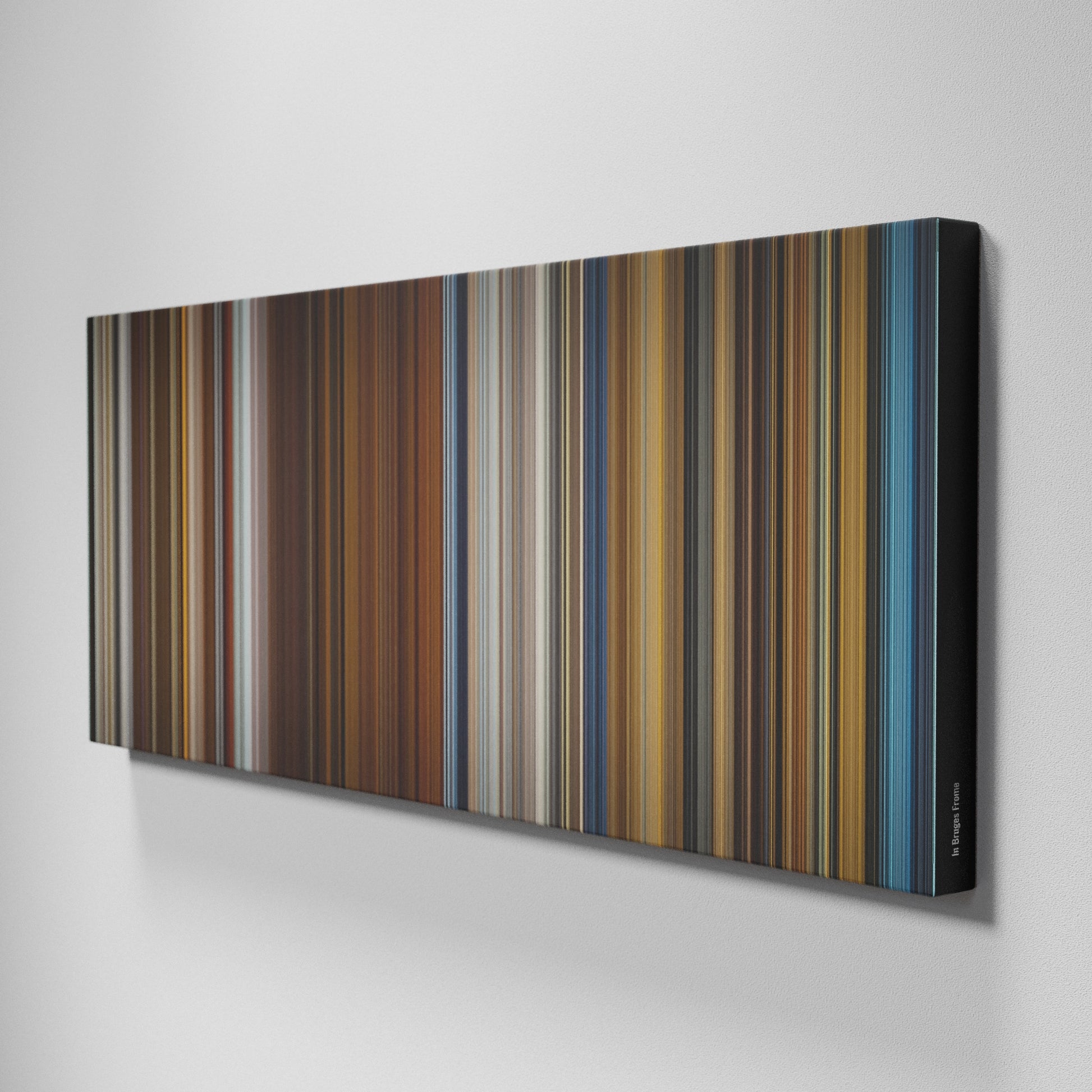 Side view of Buff's of In Bruges Frome on the wall