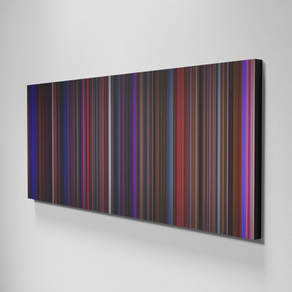 Side view of Basic of Chicago Frome on the wall