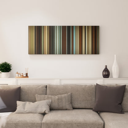 Living room interior with The Assassination of Jesse James by the Coward Robert Ford Frome on the wall