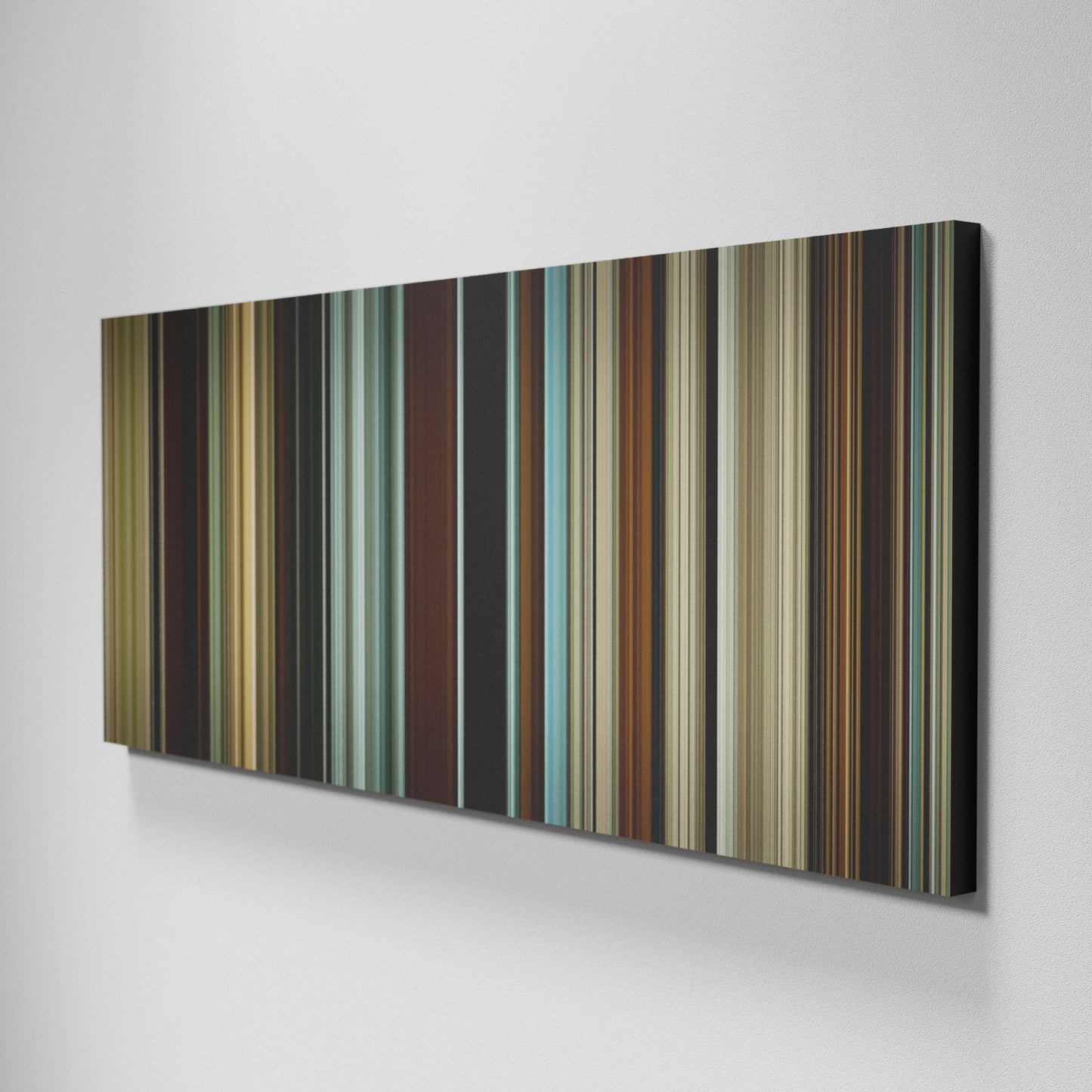 Side view of Basic of The Assassination of Jesse James by the Coward Robert Ford Frome on the wall