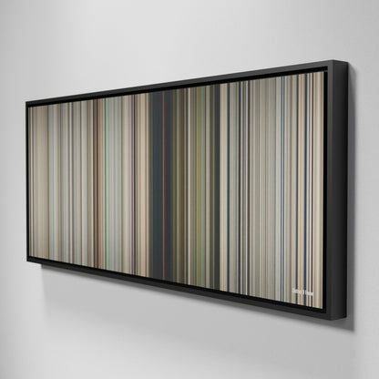 Side view of Framed Buff's of District 9 Frome on the wall