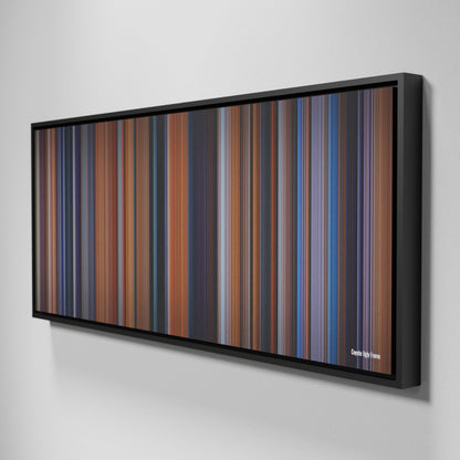 Side view of Framed Buff's of Coyote Ugly Frome on the wall