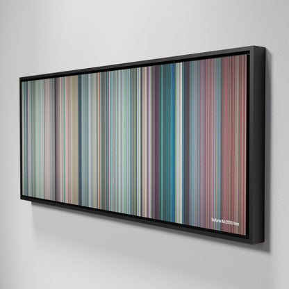 Side view of Framed Buff's of The Karate Kid Frome (2010) on the wall