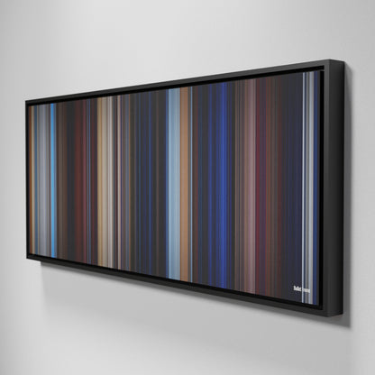 Side view of Framed Buff's of Bullet Frome on the wall