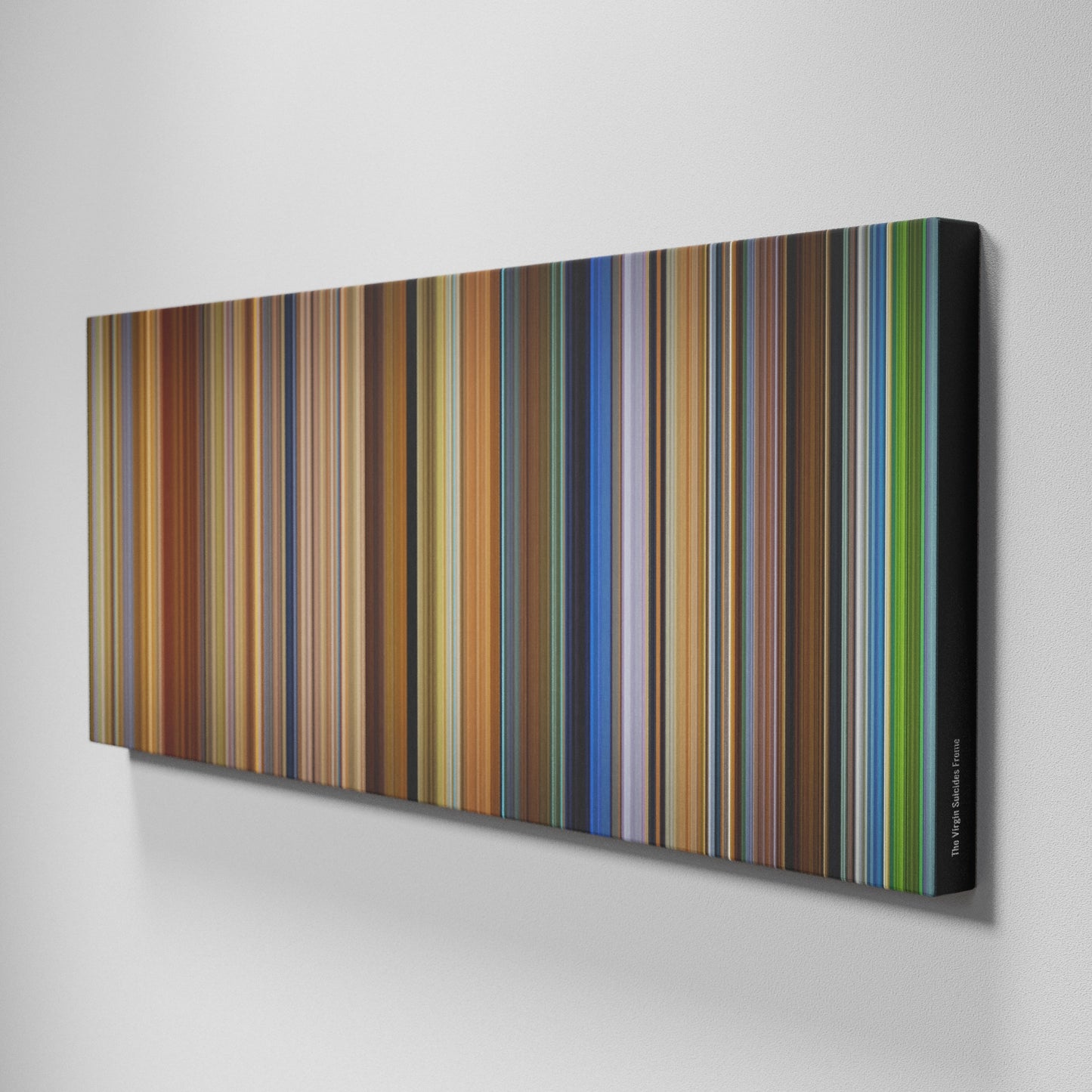 Side view of Buff's of The Virgin Suicides Frome on the wall