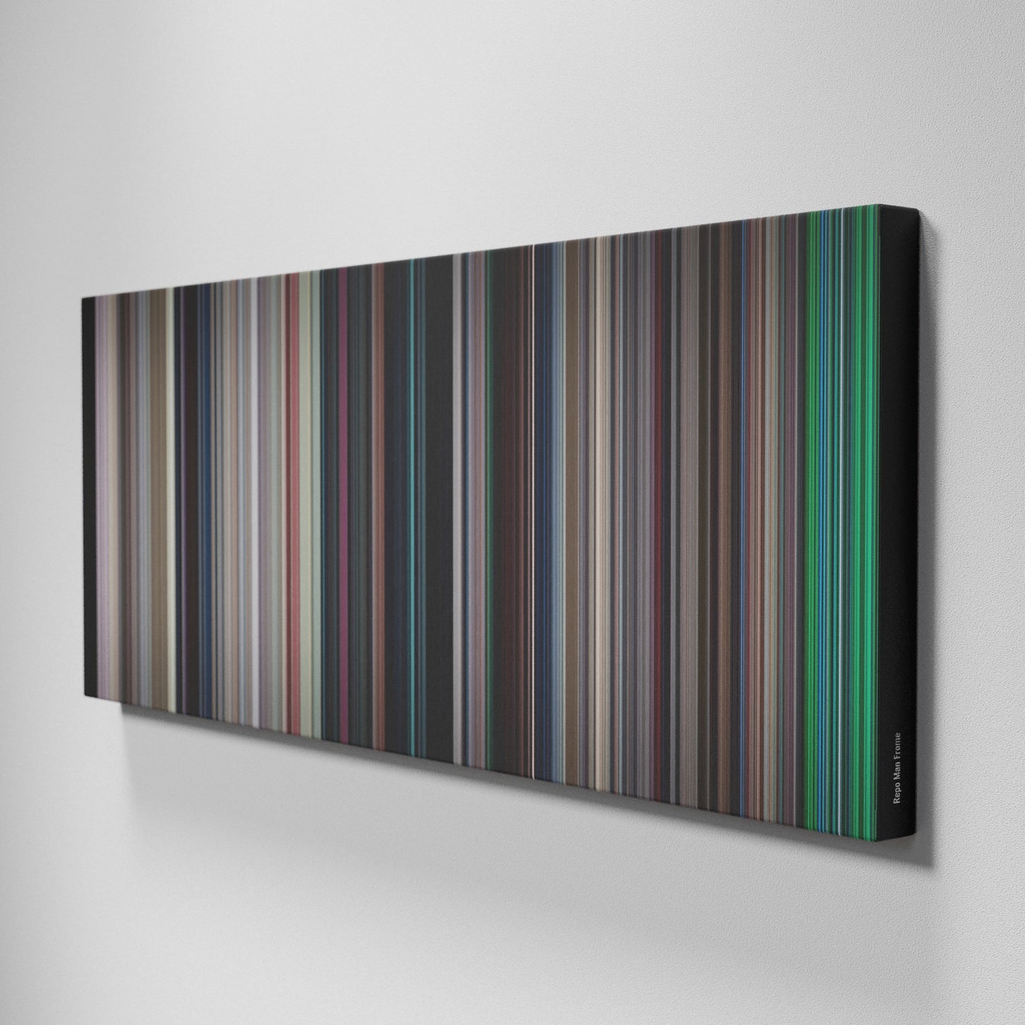 Side view of Buff's of Repo Man Frome on the wall