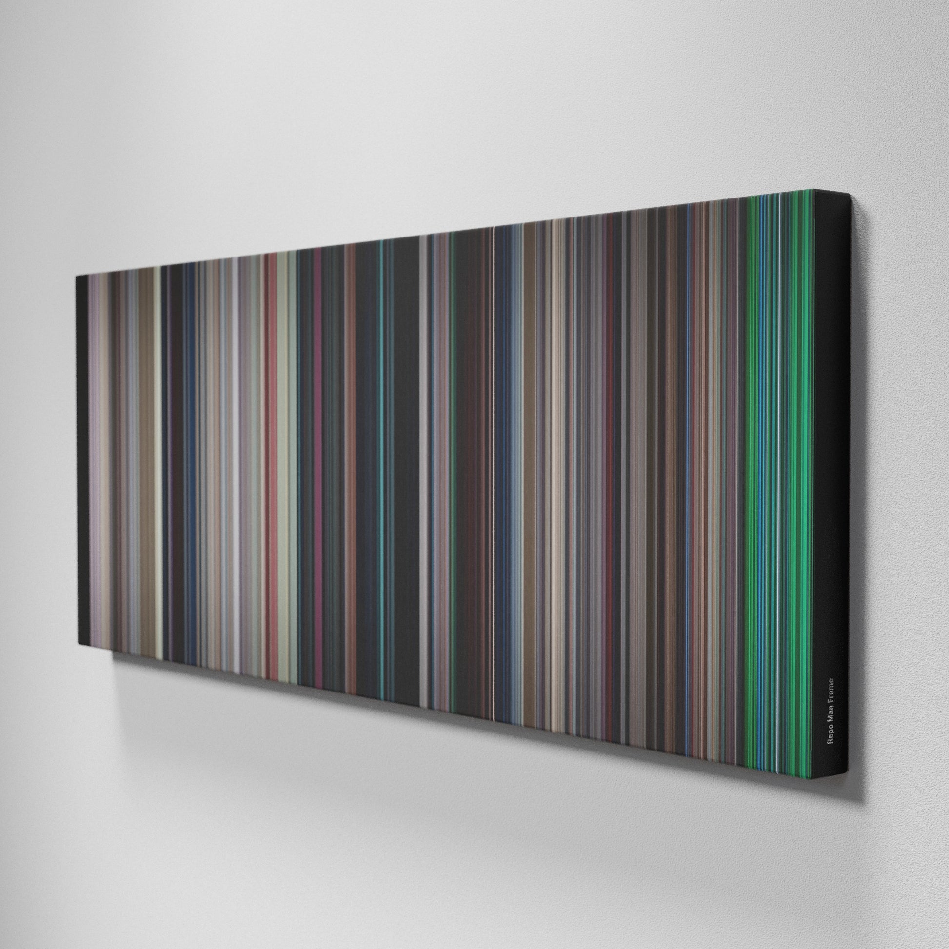 Side view of Buff's of Repo Man Frome on the wall