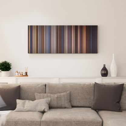 Living room interior with The Natural Frome on the wall