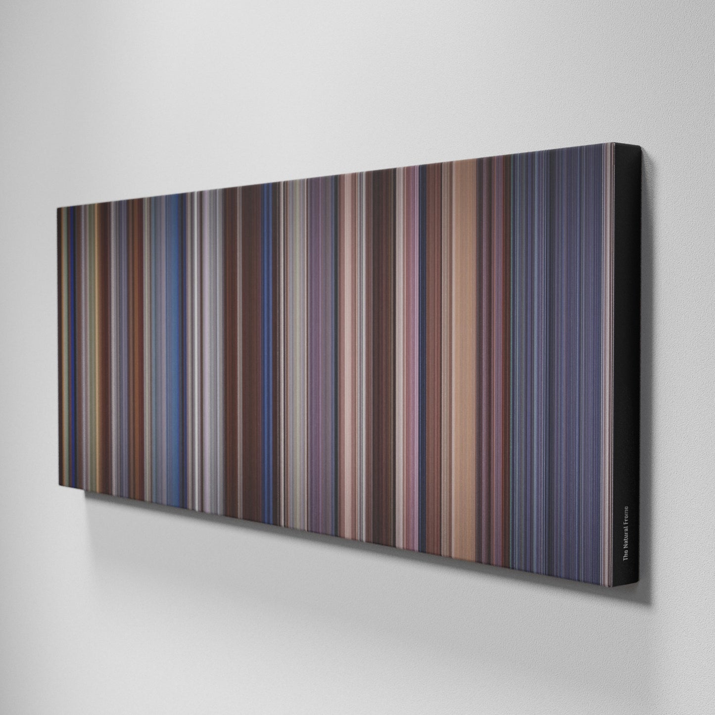 Side view of Buff's of The Natural Frome on the wall