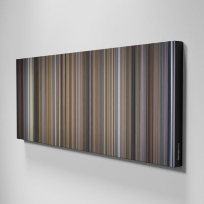 Side view of Buff's of White Nights Frome on the wall