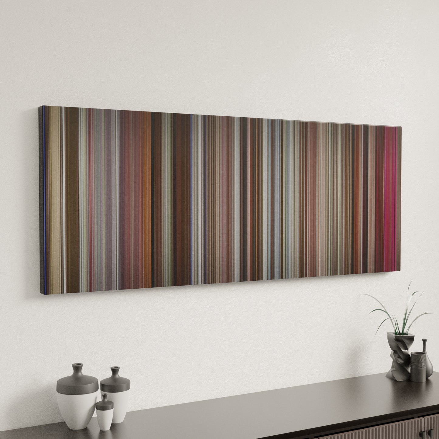 Minimal interior design with Up in Smoke Frome on the wall