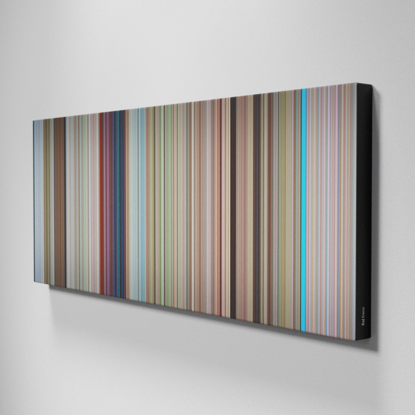 Side view of Buff's of Rad Frome on the wall