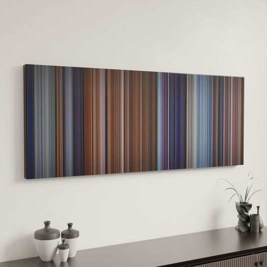 Minimal interior design with Die Another Day Frome on the wall