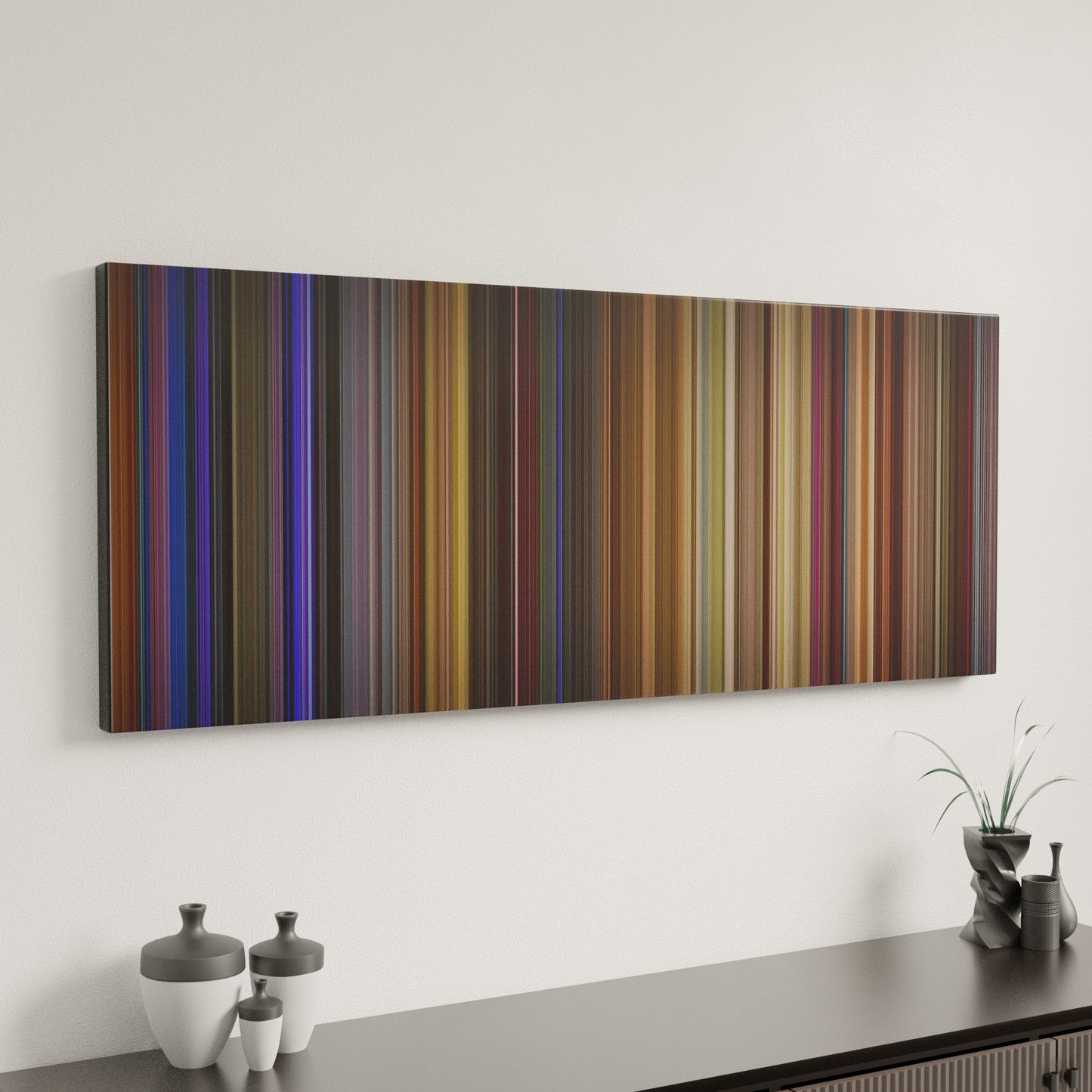 Minimal interior design with Pure Country Frome on the wall