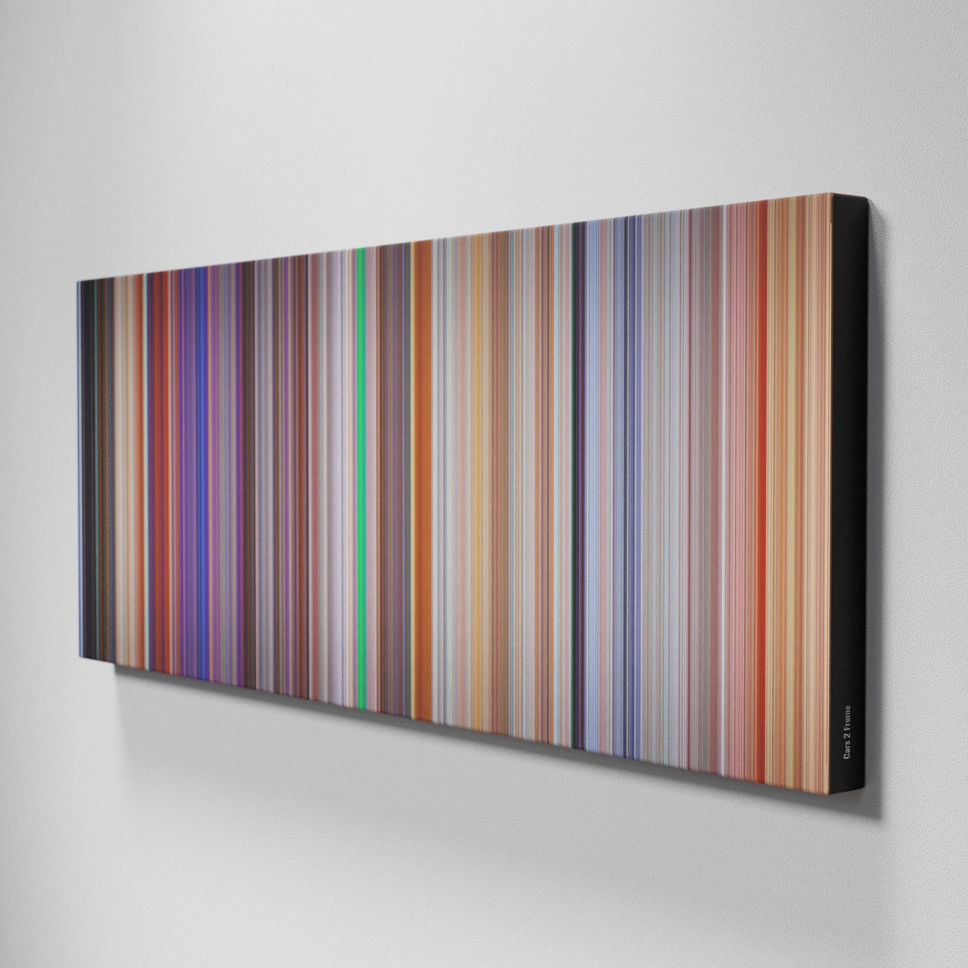 Side view of Buff's of Cars 2 Frome on the wall