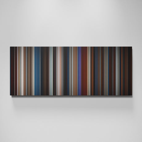 Basic Instinct movie canvas wall art - color palette print