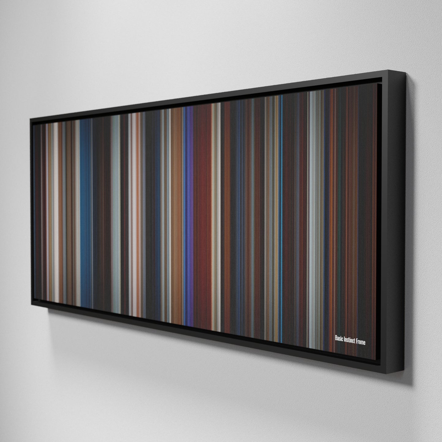 Side view of Framed Buff's of Basic Instinct Frome on the wall