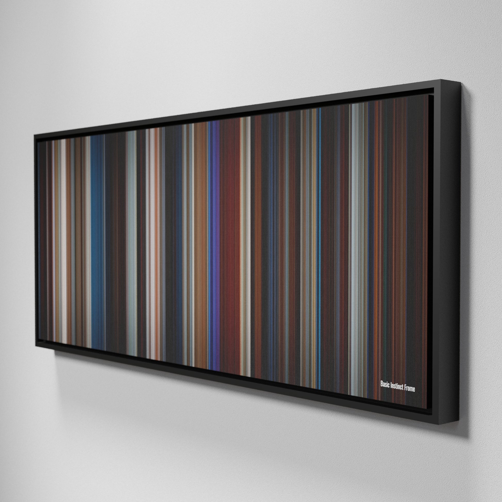 Side view of Framed Buff's of Basic Instinct Frome on the wall