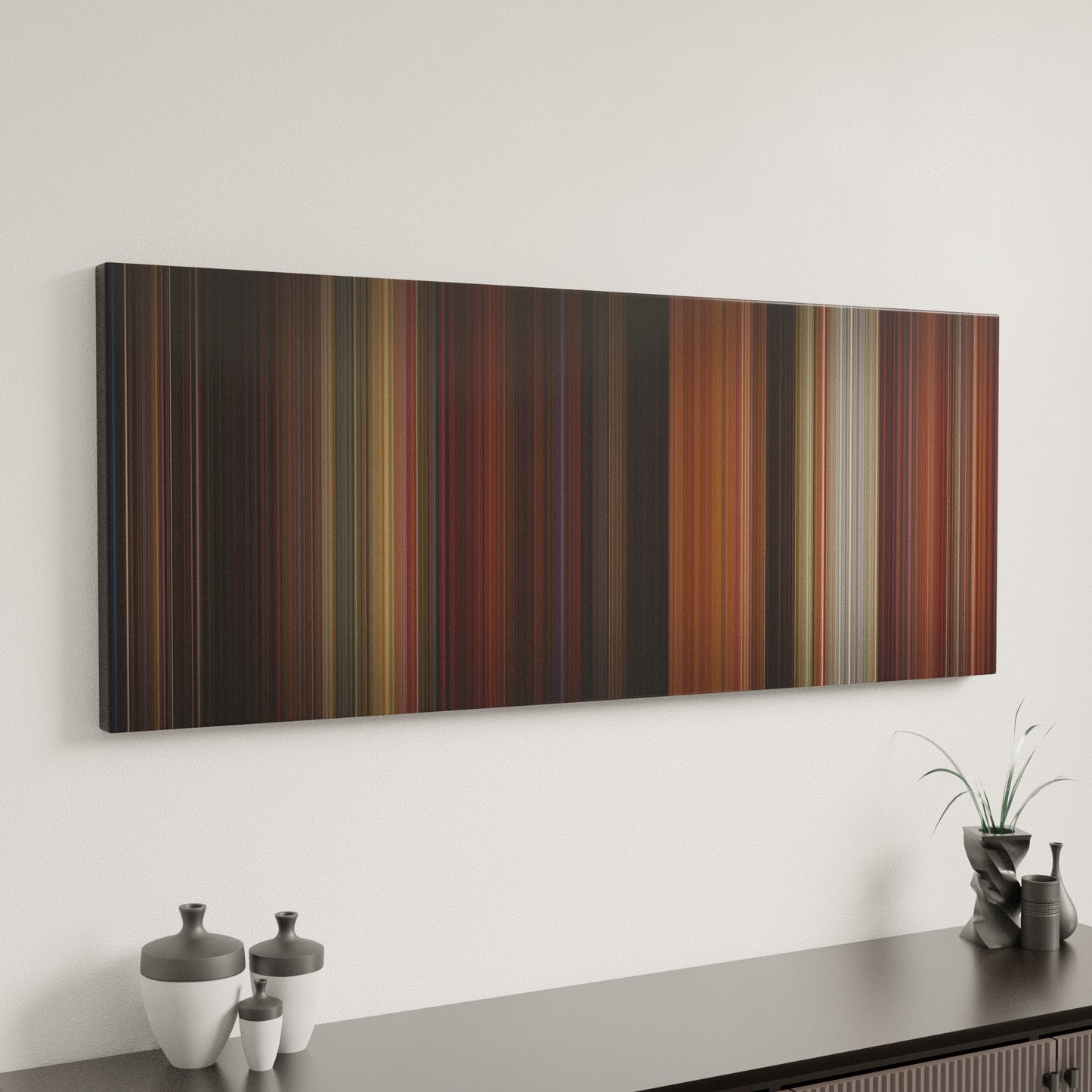 Minimal interior design with Howard the Duck Frome on the wall