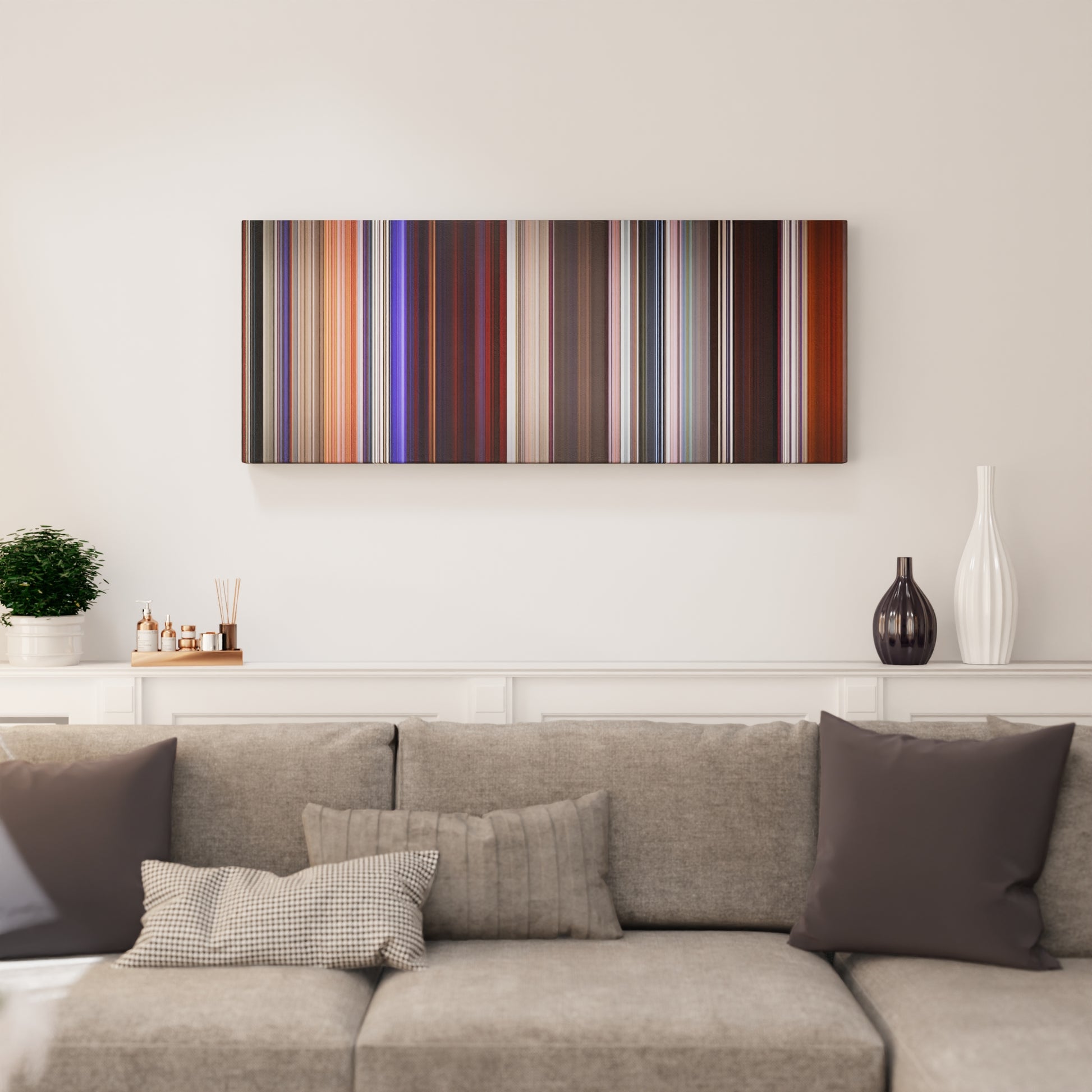 Living room interior with Assassination Nation Frome on the wall