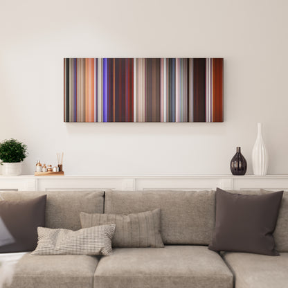 Living room interior with Assassination Nation Frome on the wall