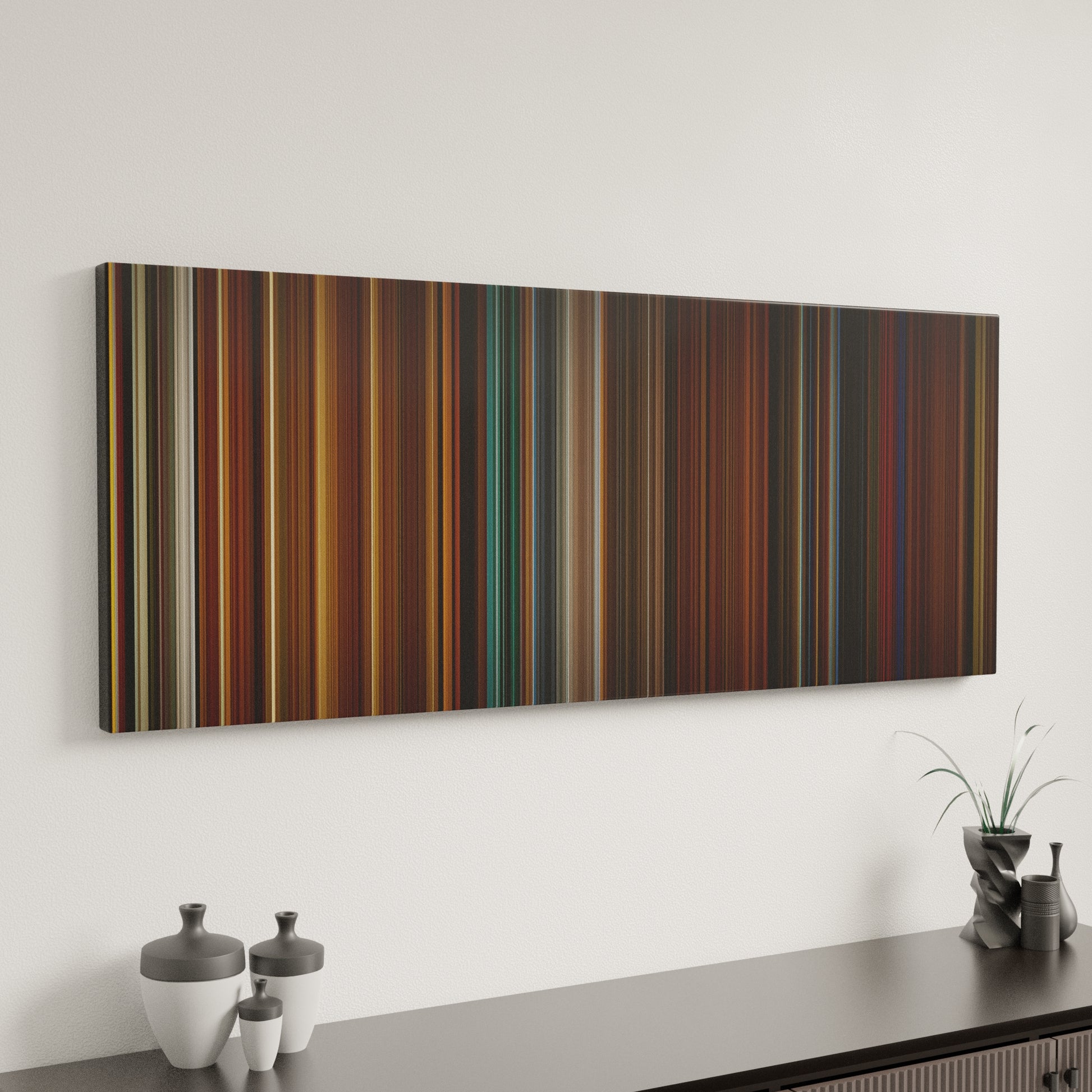 Minimal interior design with Constantine Frome on the wall