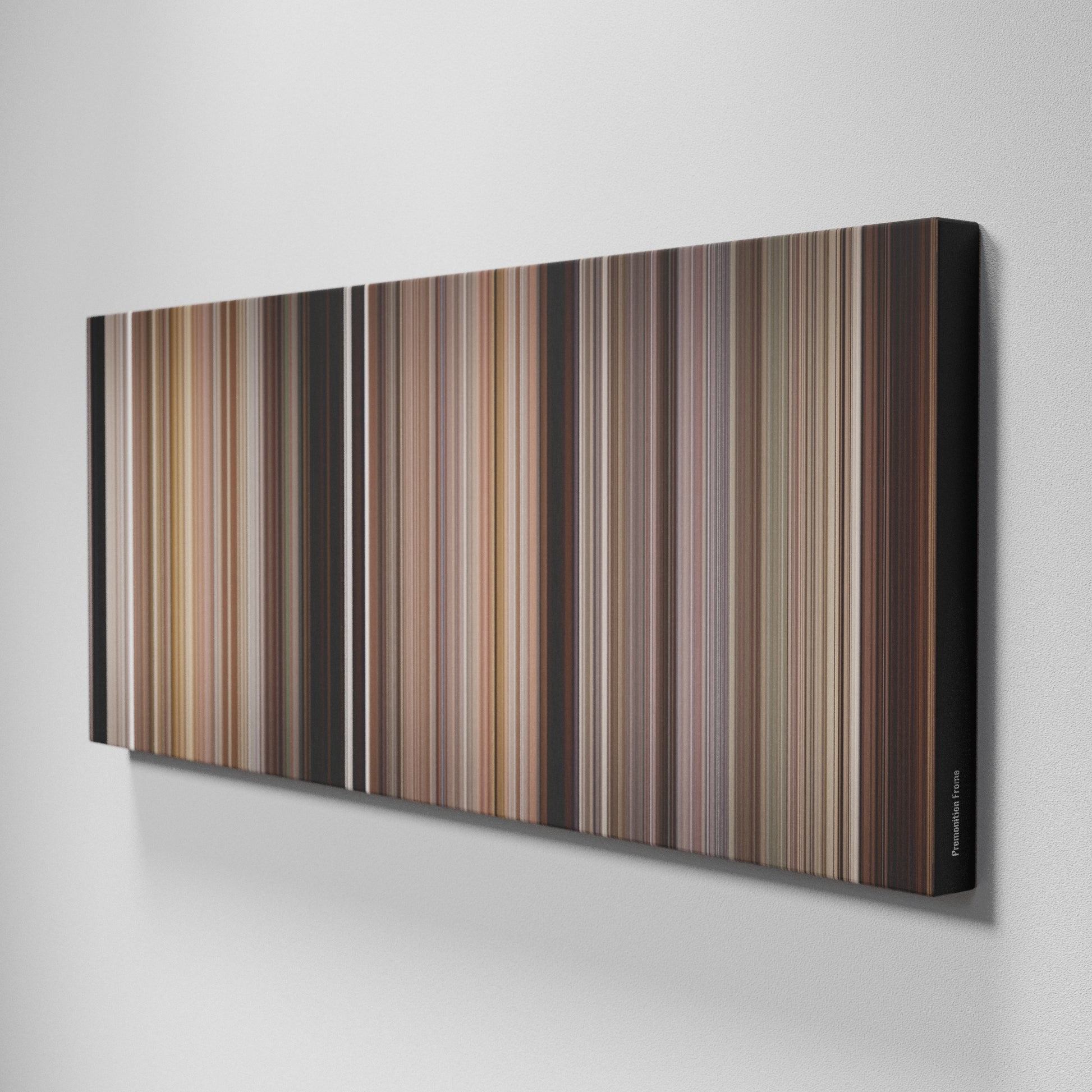 Side view of Buff's of Premonition Frome on the wall