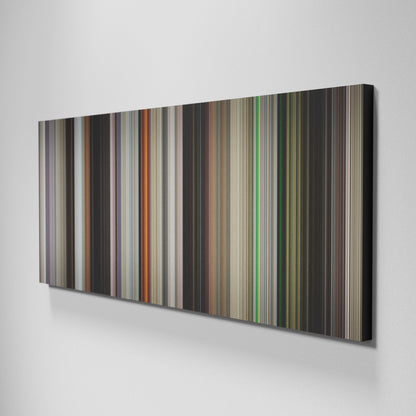 Side view of Basic of End of Watch Frome on the wall