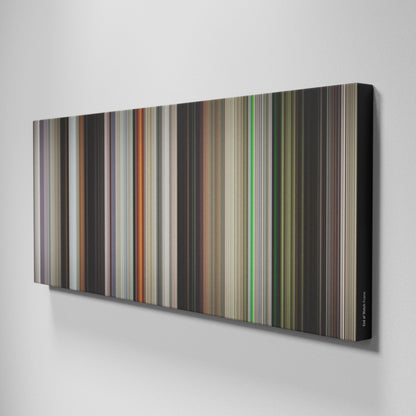 Side view of Buff's of End of Watch Frome on the wall