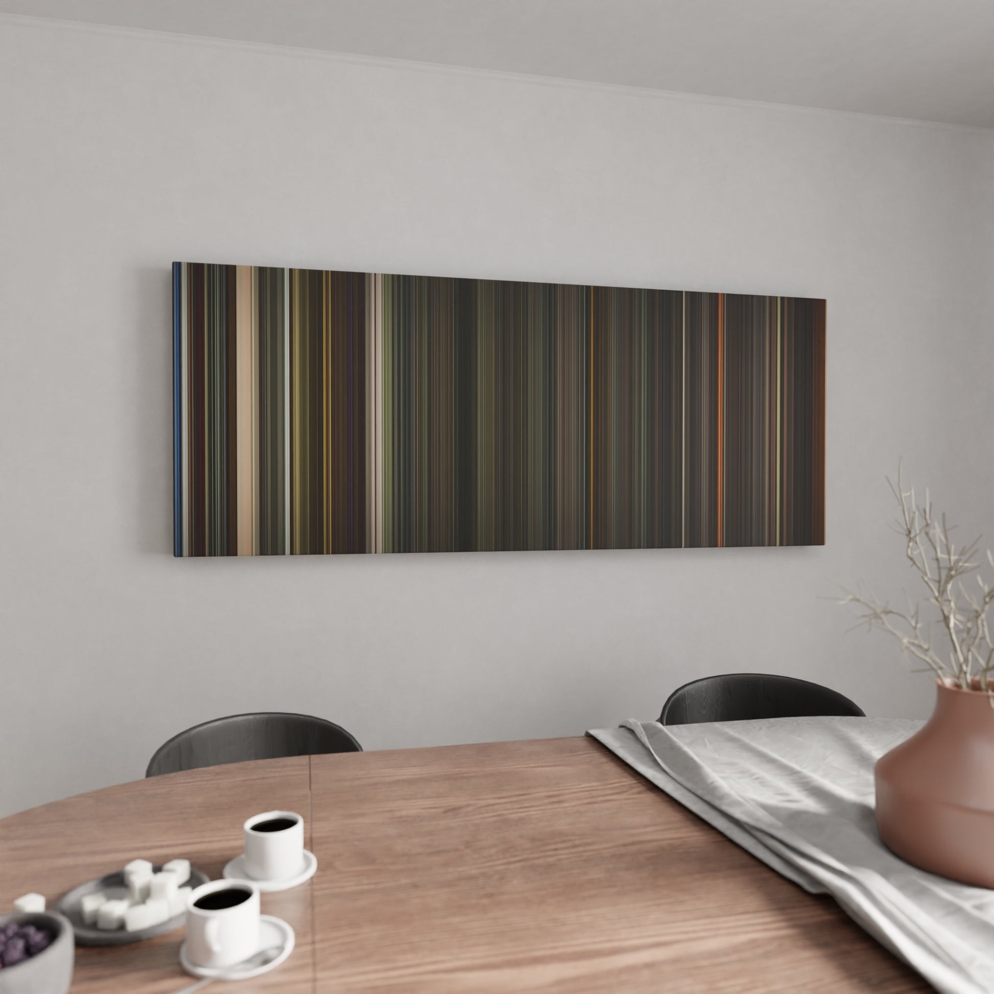 Kitchen with As Above, So Below Frome on the wall