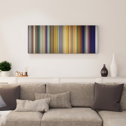 Living room interior with Tarzan Frome on the wall