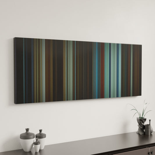 Minimal interior design with The Invisible Man Frome on the wall