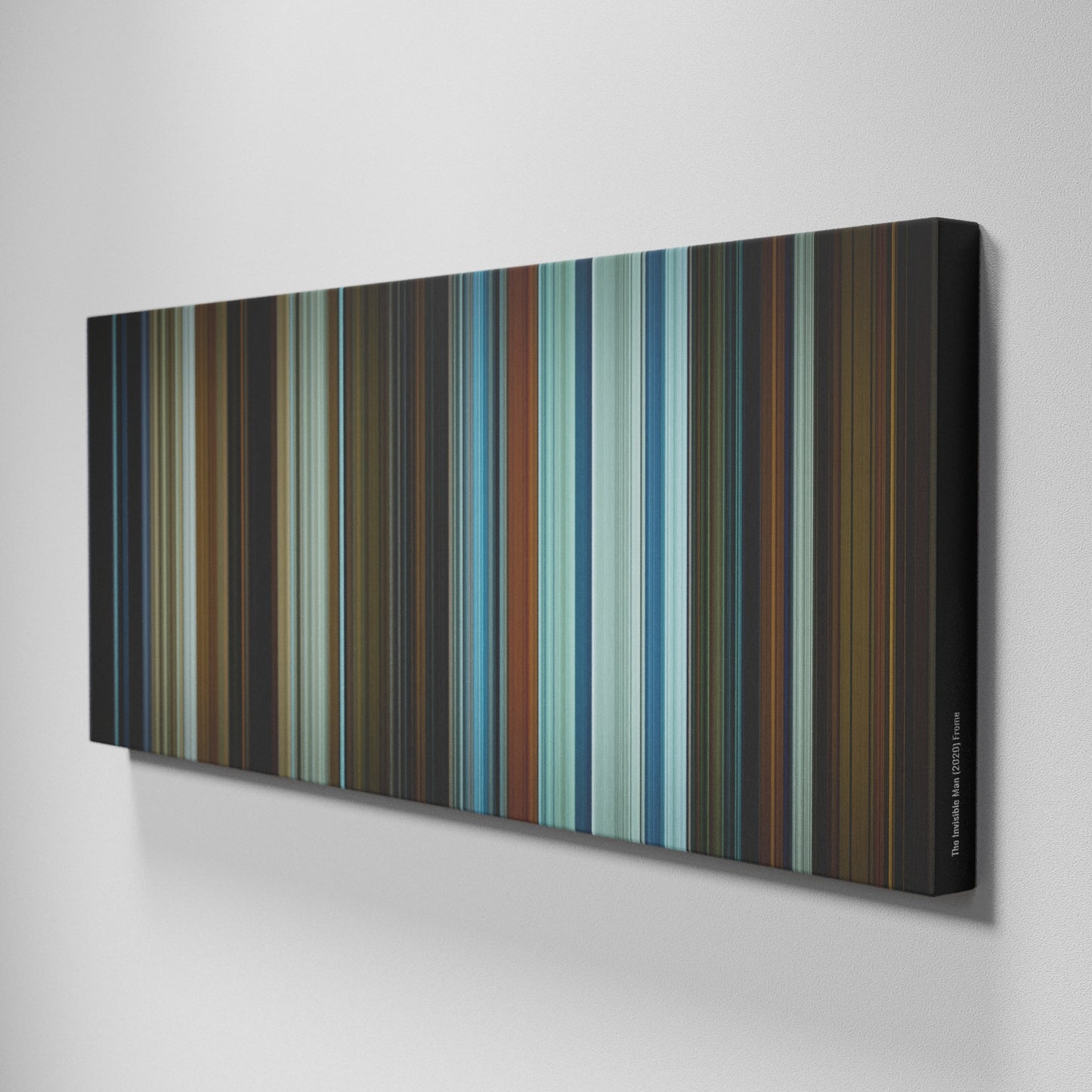 Side view of Buff's of The Invisible Man Frome on the wall