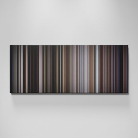 Bullitt movie canvas wall art - color palette print