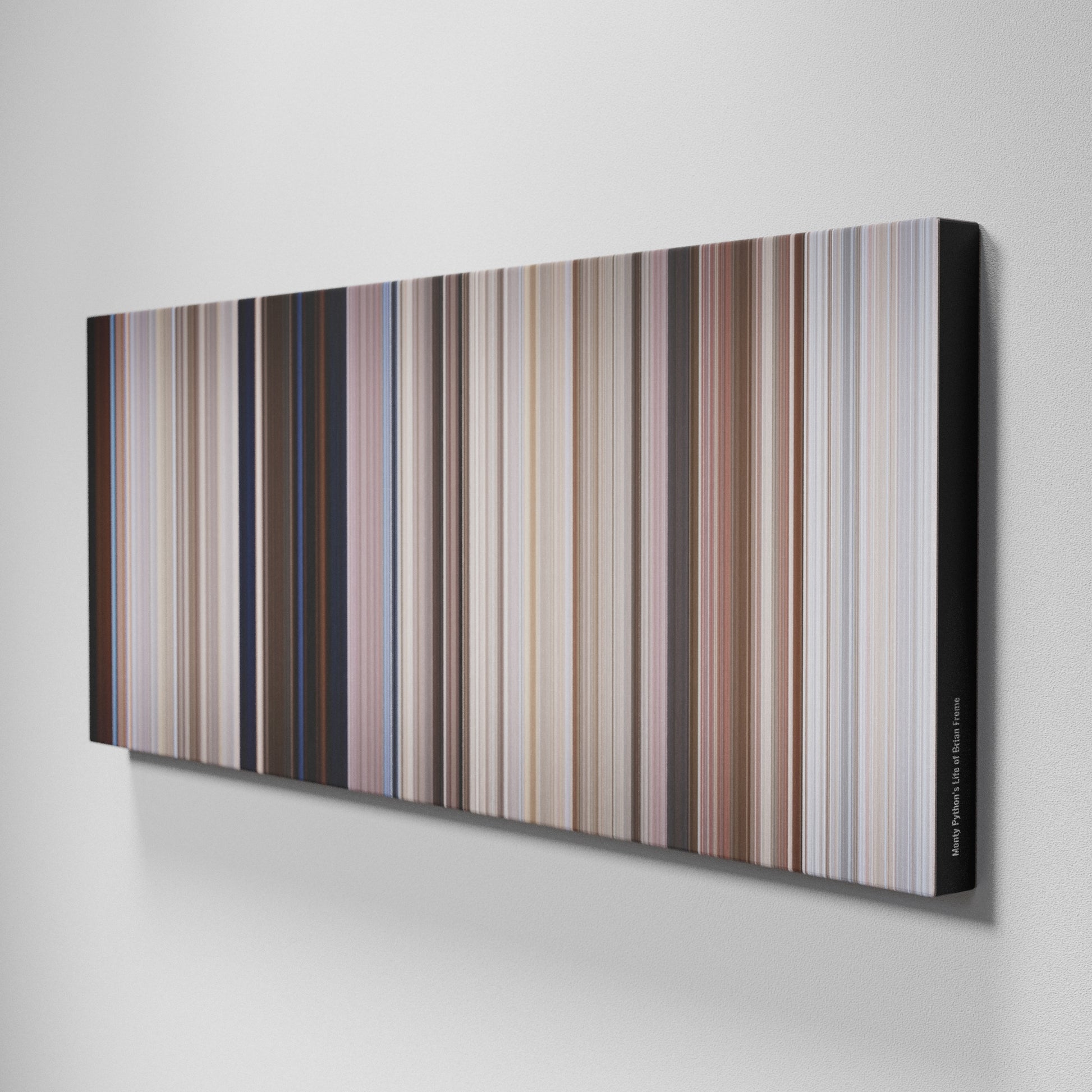 Side view of Buff's of Monty Python's Life of Brian Frome on the wall