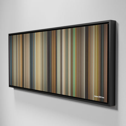 Side view of Framed Buff's of Footloose Frome on the wall