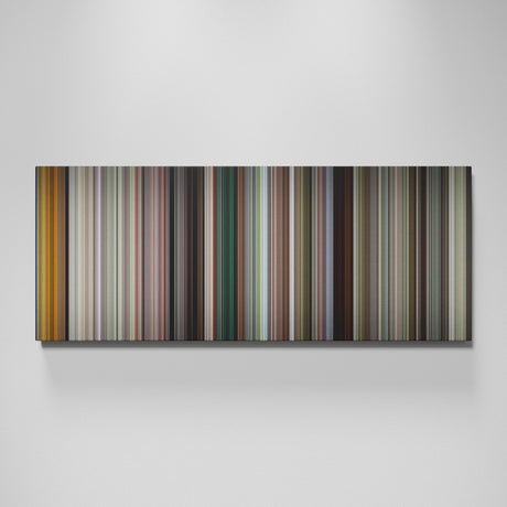 An Officer and a Gentleman movie canvas wall art - color palette print