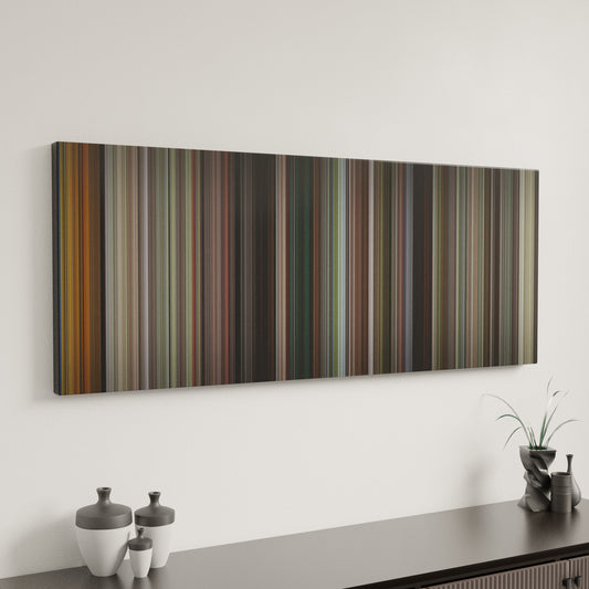 Minimal interior design with An Officer and A Gentleman Frome on the wall