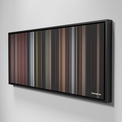 Side view of Framed Buff's of The Deer Hunter Frome on the wall