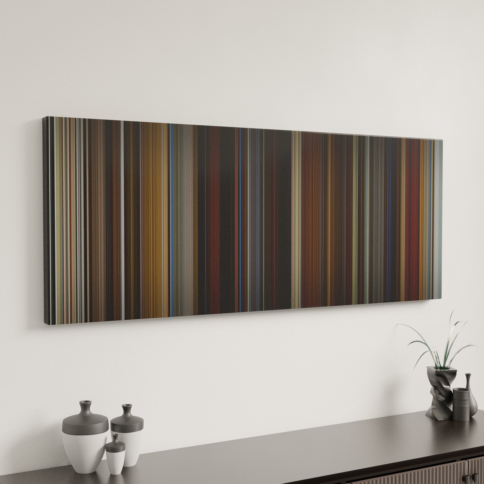 Minimal interior design with Eternal Beauty Frome on the wall