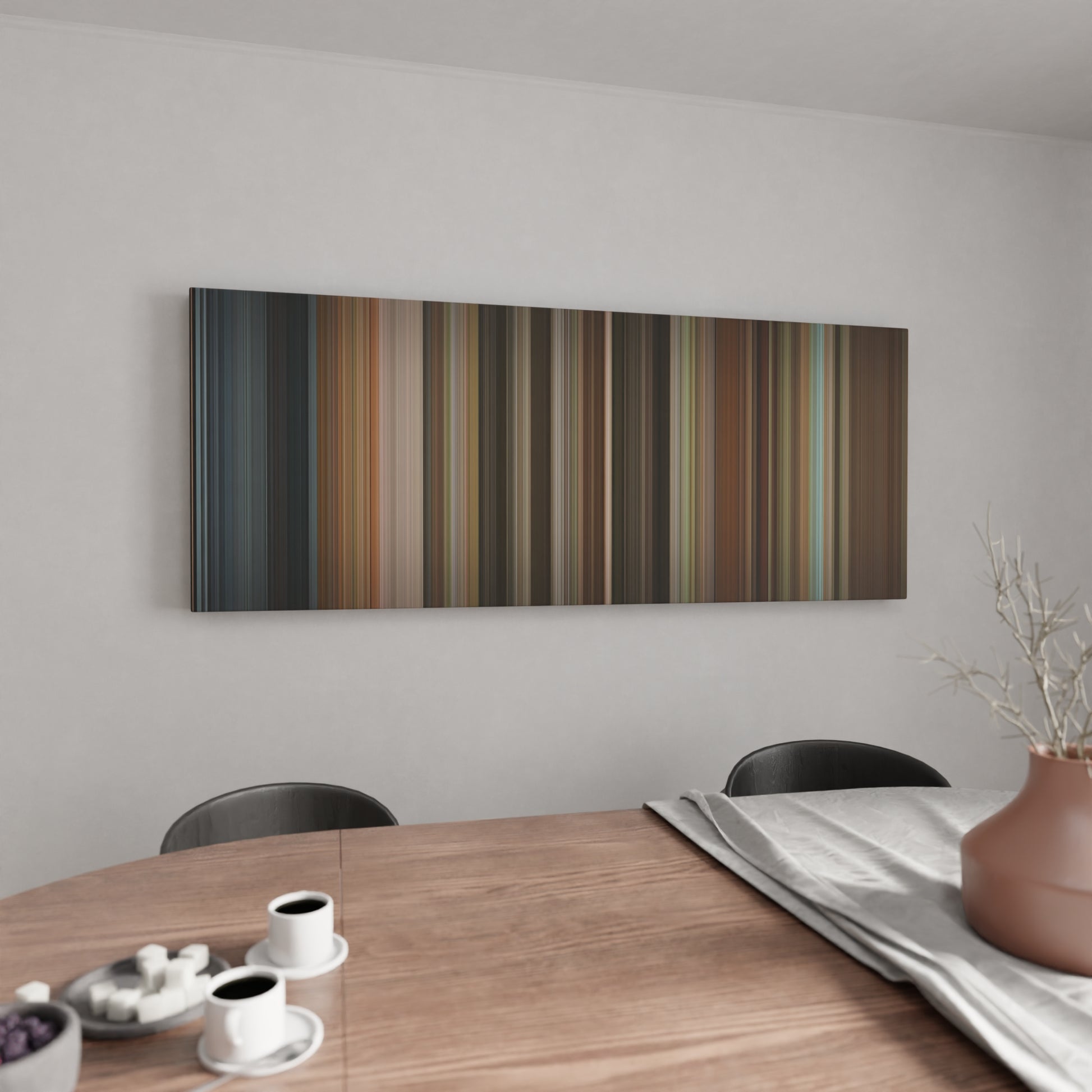 Kitchen with Patch Adams Frome on the wall