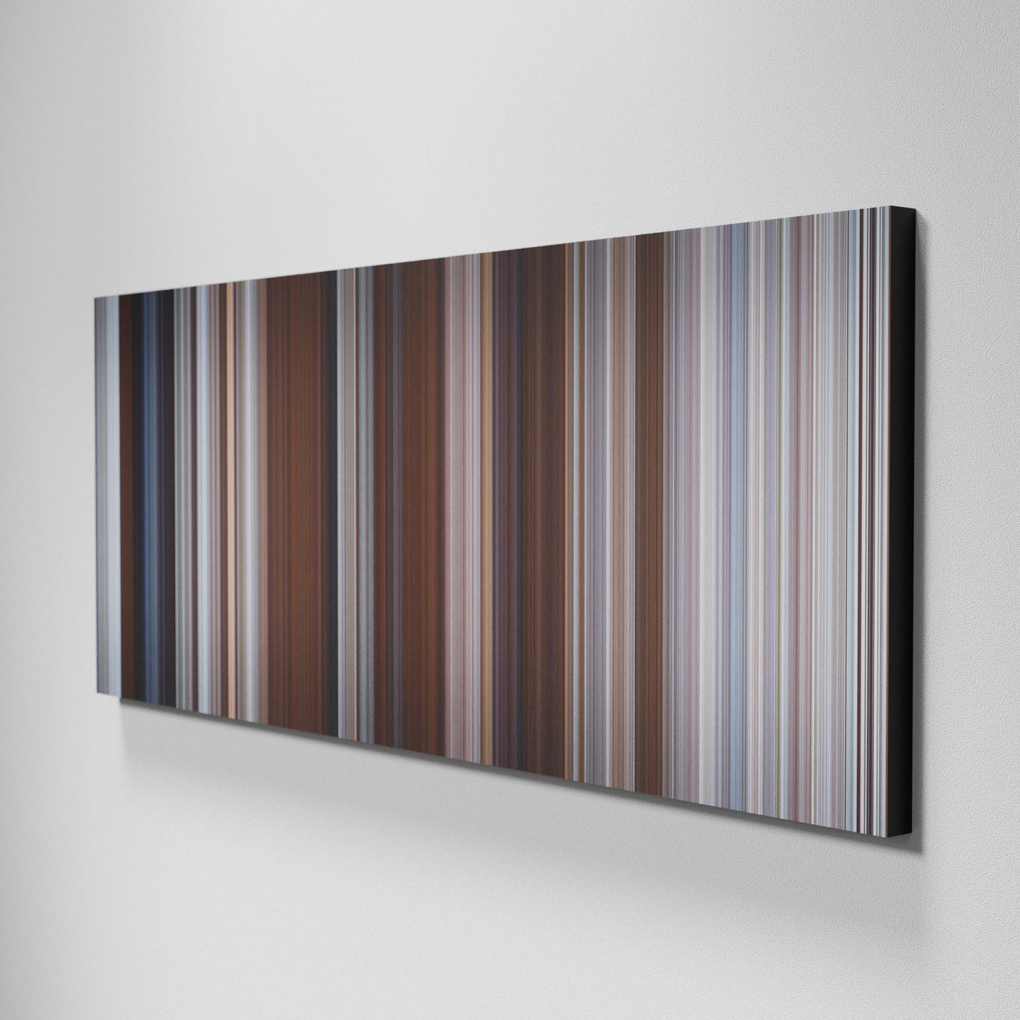 Side view of Basic of Out Cold Frome on the wall