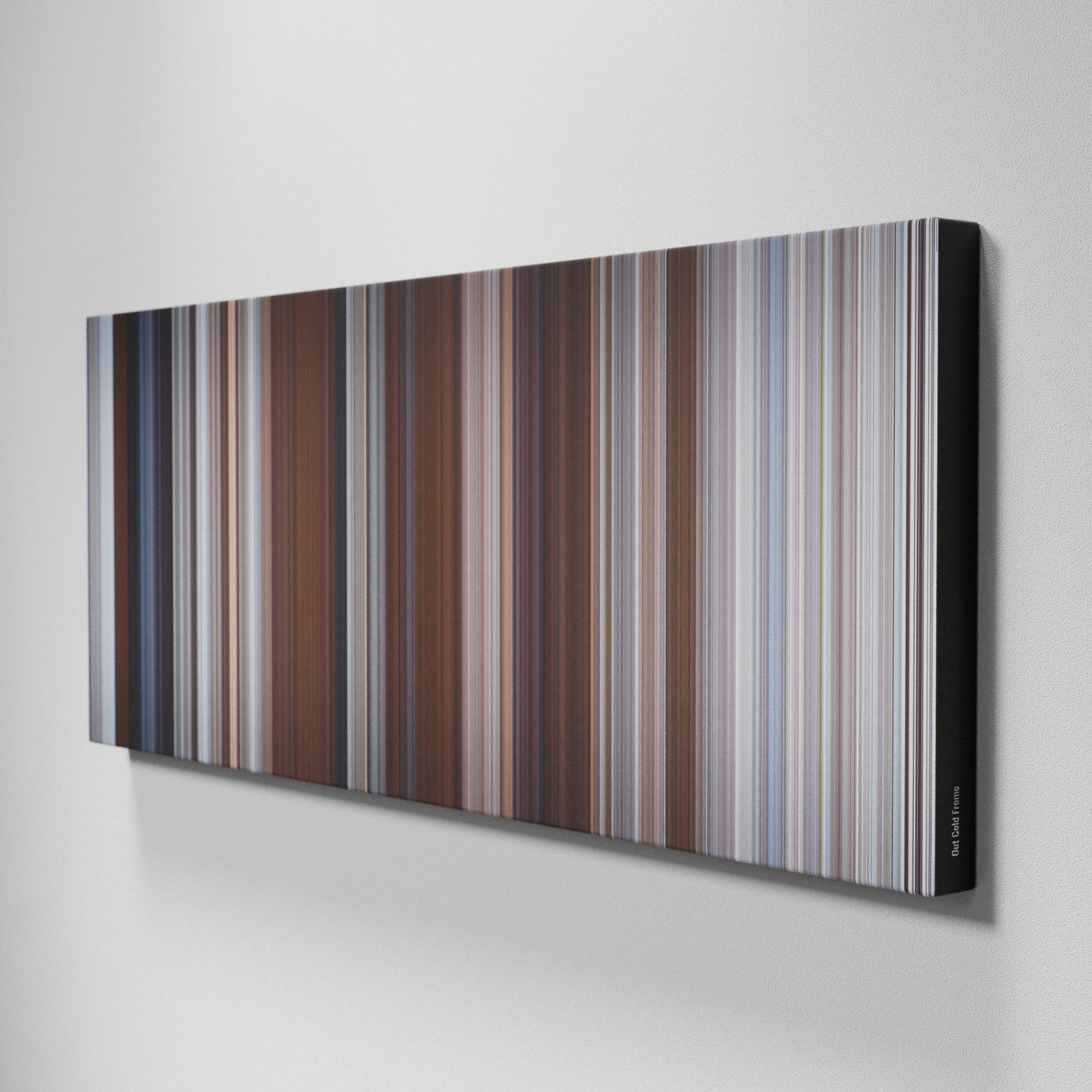 Side view of Buff's of Out Cold Frome on the wall