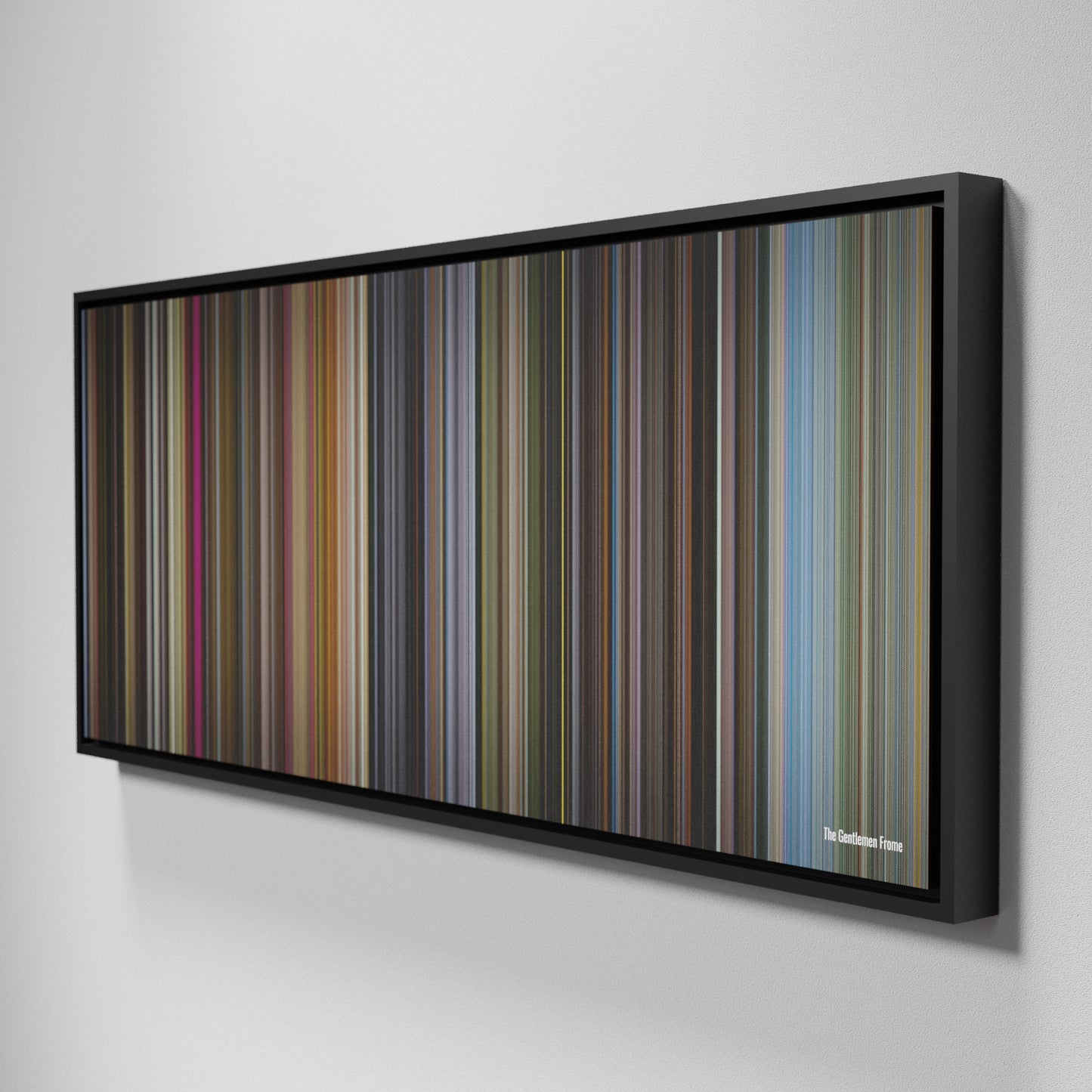 Side view of Framed Buff's of The Gentlemen Frome on the wall